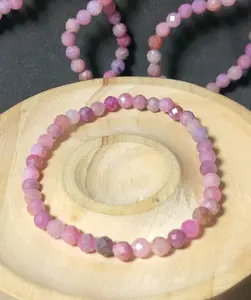 Gelang Ruby Natural faceted 5 mm Top Grade AB