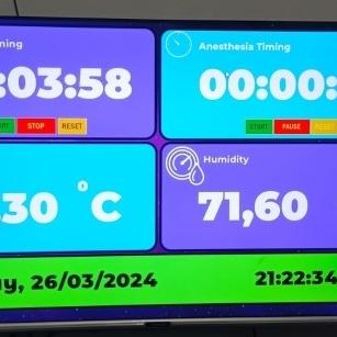 Operating Timer Monitor LED Operating Timer Design 007 - Shop | Tokopedia