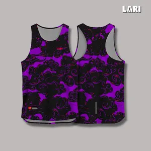 JERSEY LARI- singlet pro series murasaki Dry Fit  Running