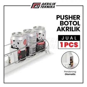 Rak Pusher Botol / Pendorong Botol Minimarket / Rak Display Minuman Kaleng