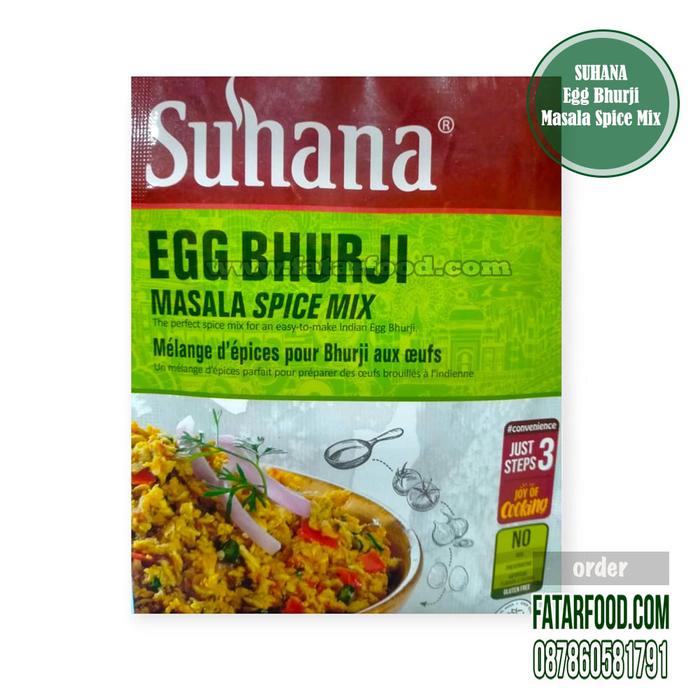 Gambar Suhana Egg Bhurji Masala spice mix seasoning 50 Gr by fatarfood dari fatarfood online shop Kota Denpasar Tokopedia