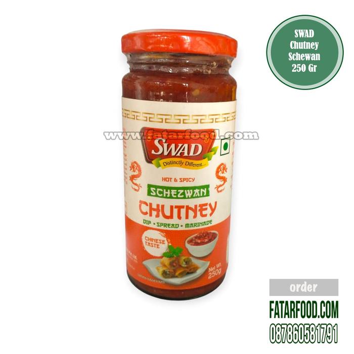 Gambar Swad Schezwan Chutney Hot & Spicy 250 Gr by fatarfood dari fatarfood online shop Kota Denpasar Tokopedia