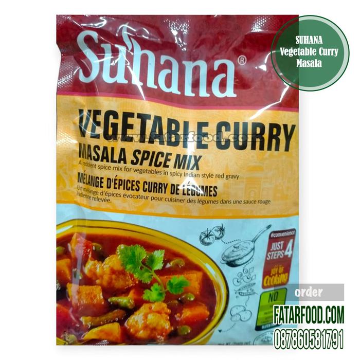 Gambar Suhana Vegetable Curry 80 Gr by fatarfood dari fatarfood online shop Kota Denpasar Tokopedia