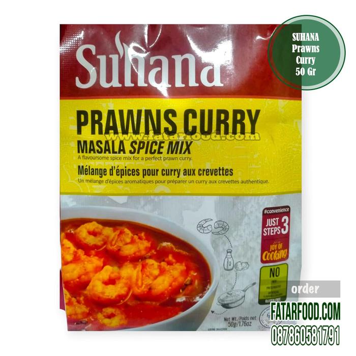 Gambar Suhana Prawns Curry 50 Gr by fatarfood dari fatarfood online shop Kota Denpasar Tokopedia