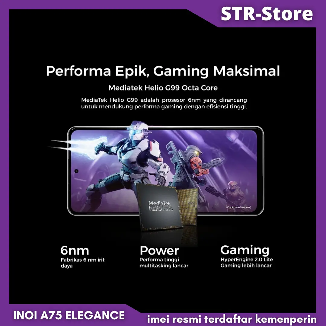 INOI A75 ELEGANCE 8/512 GB SMARTPHONE GARANSI RESMI INOI A 75 6/256 GB - INOI A75 ELEGANCE