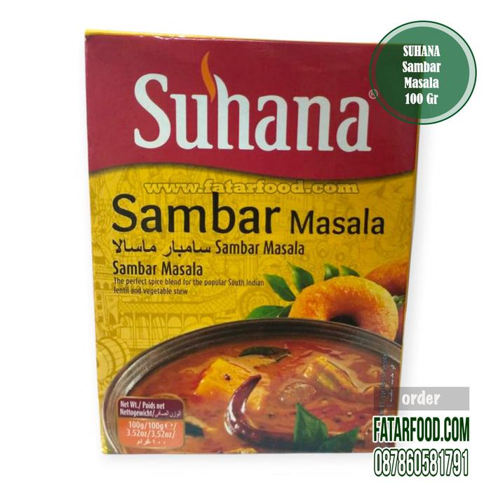 Gambar Suhana Sambar Masala 100 Gr by fatarfood dari fatarfood online shop Kota Denpasar Tokopedia