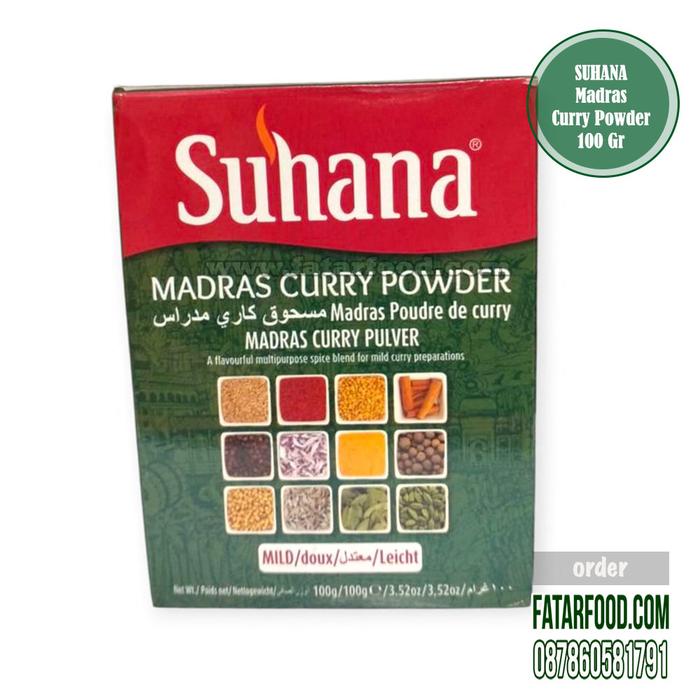 Gambar Suhana Madras Curry Mild Powder 100 Gr by fatarfood dari fatarfood online shop Kota Denpasar Tokopedia