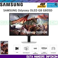 Gambar SAMSUNG Odyssey OLED G8 G80SD S32DG802 32" Inch - UHD 4K 240Hz 0.03ms HDMI DP USB HUB Speaker G-Sync Compatible Pivot Ergonomic Stand FreeSync Premium Gaming Monitor I LS32DG802SEXXD dari Duta Mandiri Infokom Kota Administrasi Jakarta Pusat 3 Tokopedia