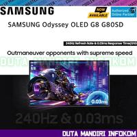 Gambar SAMSUNG Odyssey OLED G8 G80SD S32DG802 32" Inch - UHD 4K 240Hz 0.03ms HDMI DP USB HUB Speaker G-Sync Compatible Pivot Ergonomic Stand FreeSync Premium Gaming Monitor I LS32DG802SEXXD dari Duta Mandiri Infokom Kota Administrasi Jakarta Pusat 2 Tokopedia