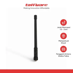 Taffware Antenna SMA-Female UHF/VHF for Baofeng UV-5R UV-82