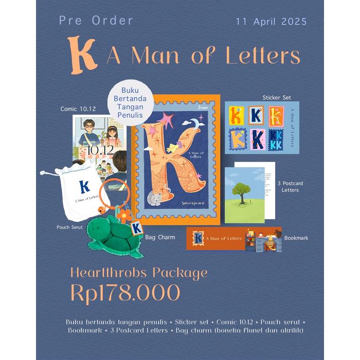 Gambar PRE ORDER - Buku Novel - K A Man Of Letters - Sakurajimarai - Jingga - Bumifiksi dari Bumifiksimedan001 Kota Medan Tokopedia