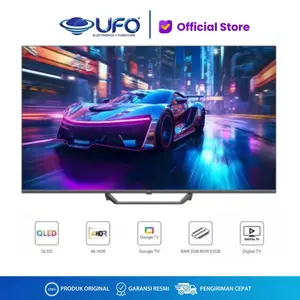 AQUA TV LED 4K UHD QLED 43 Inch AQT43S80EUX HDR10+ Google TV 120Hz Refresh Rate & 120Hz VRR Garansi Resmi