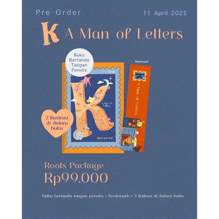 Gambar PRE ORDER - Buku Novel - K A Man Of Letters - Sakurajimarai - Jingga - Bumifiksi dari BumifiksiJogjakarta Kab. Sleman 4 Tokopedia