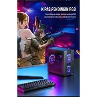 Gambar CASING PC GAMING TRANSPARAN GAMEN GCS120 M-ATX/MICRO ATX CASE TEMPERED GLASS BLACK WITHOUT FAN dari btgcom Kota Denpasar 3 Tokopedia