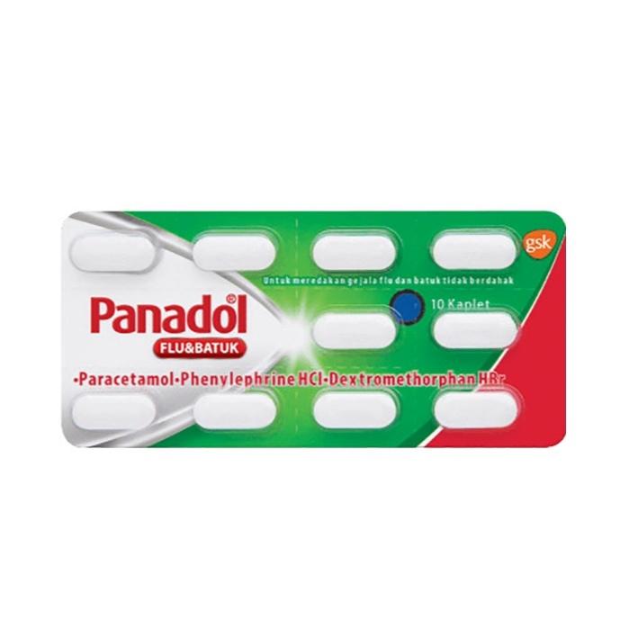 Panadol Obat Flu & Batuk 10 Kaplet