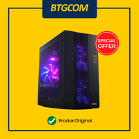 Gambar CASING PC GAMING TRANSPARAN GAMEN GCS120 M-ATX/MICRO ATX CASE TEMPERED GLASS BLACK WITHOUT FAN dari btgcom Kota Denpasar 1 Tokopedia