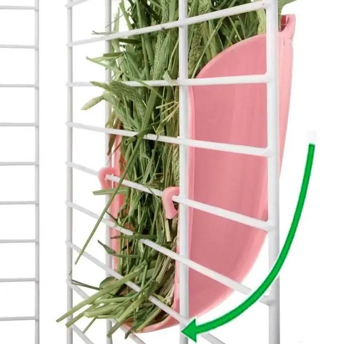 Tempat Makan Kelinci marmut HAY RAK Gantung TEMPAT RUMPUT GRASS HAY FEEDER