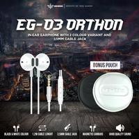 Gambar NYK EG03 ORTHON Mobile Gaming Earphone EG-03 Headset Game Microphone - Putih dari Click & Go Tokopedia Kota Bandung 1 Tokopedia