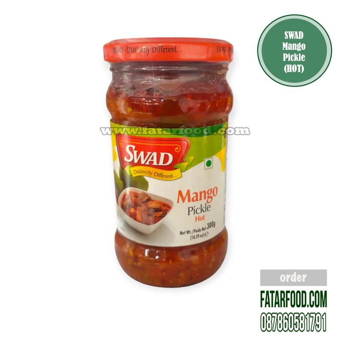 Gambar Swad Mango Pickle Hot 300 Gr by fatarfood dari fatarfood online shop Kota Denpasar Tokopedia