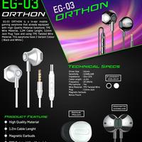 Gambar NYK EG03 ORTHON Mobile Gaming Earphone EG-03 Headset Game Microphone - Putih dari Click & Go Tokopedia Kota Bandung 2 Tokopedia
