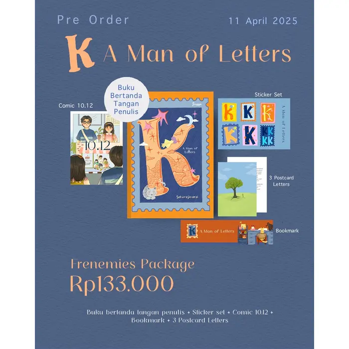 Gambar PRE ORDER - Buku Novel - K A Man Of Letters - Sakurajimarai - Jingga - Bumifiksi dari BumifiksiJogjakarta Kab. Sleman 5 Tokopedia