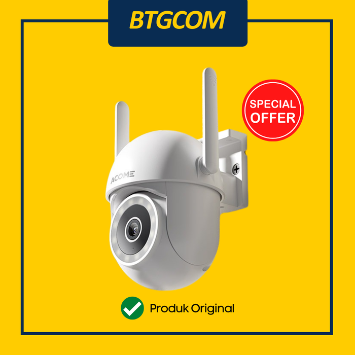 Gambar CAMERA CCTV OUTDOOR ACOME APC42 SMART WIFI IP CAM KAMERA 4MP 1440P NEW FULL COLOR NIGHT VISION IP65 TAHAN AIR WATERPROOF dari btgcom Kota Denpasar Tokopedia