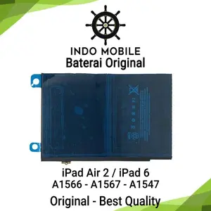 TERSEDIA BATERAI BATTERY BATRE IPAD 6 / IPAD AIR 2 A1566 / A1567 / A1547 ORIG