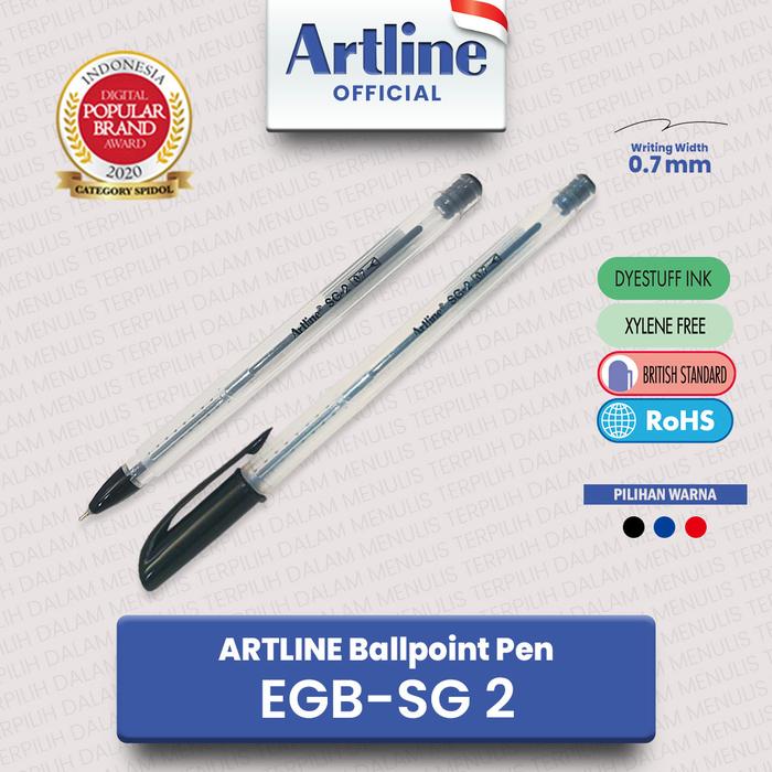 Gambar ARTLINE Ballpoint Pulpen SG-2 - Hitam dari Artline Indonesia Kota Surabaya Tokopedia