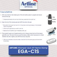 Gambar ARTLINE XSTAMPER DIY NAME STAMP / STEMPEL CUSTOM EGA-C1S dari Artline Indonesia Kota Surabaya 5 Tokopedia