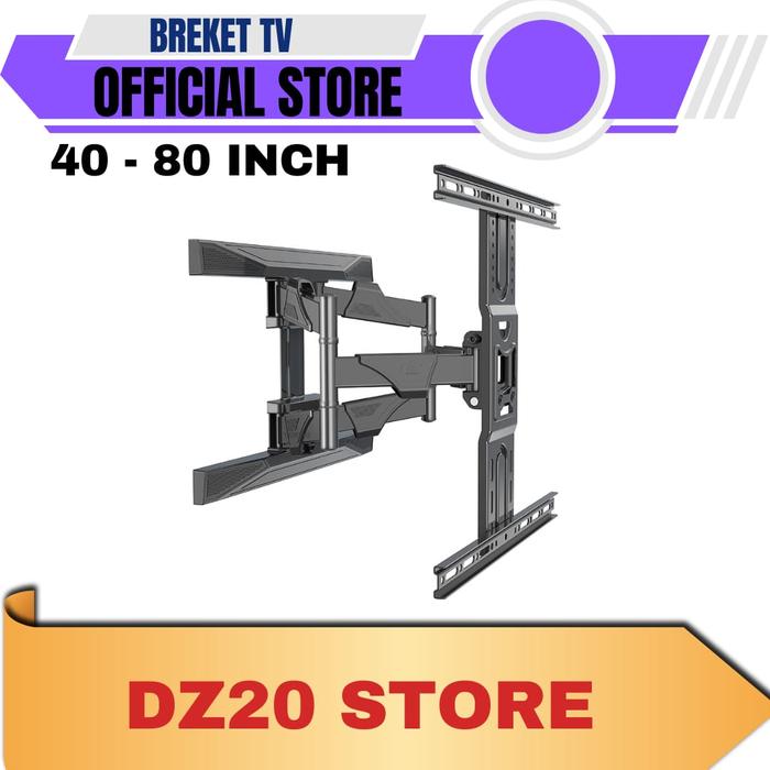 Gambar BREKET TV SWIVEL NB-P6 40-80 INCH BRECKET TV NORTH BAYOU NB P6 dari Dz20 Store Kota Bekasi Tokopedia