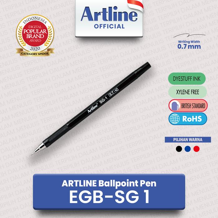Gambar ARTLINE Ballpoint Pulpen SG-1 - Hitam dari Artline Indonesia Kota Surabaya Tokopedia