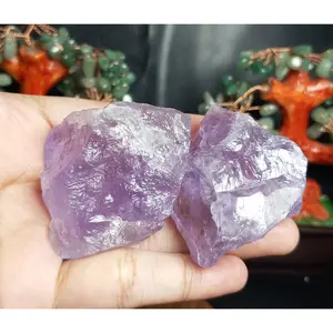 Natural Light Amethyst Rough Stone / Raw (8)