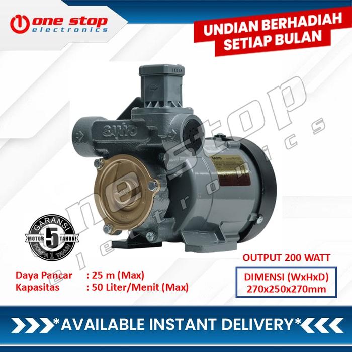 Gambar SANYO PB-H235C / PBH-235-C Pompa Dorong / Booster Pump Otomatis - 200 Watt dari OneStop Electronics Kota Administrasi Jakarta Utara Tokopedia