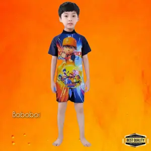 Kids Swimsuit Baju Renang Anak 1-9 Tahun Boboboi XO