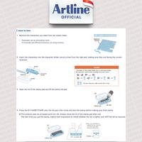 Gambar ARTLINE XSTAMPER DIY NAME STAMP / STEMPEL CUSTOM EGA-C1S dari Artline Indonesia Kota Surabaya 4 Tokopedia