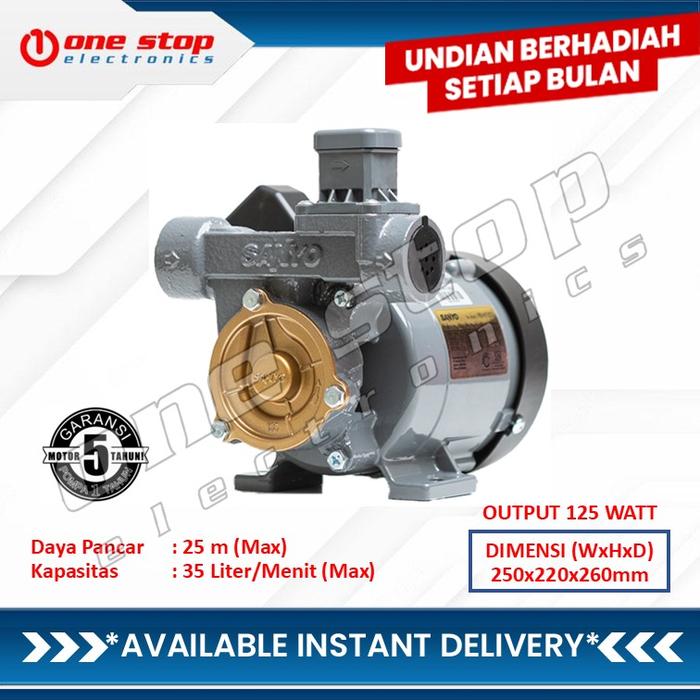 Gambar SANYO PB-H135D / PBH 135 D Pompa Dorong / Booster Pump Otomatis - 125 Watt dari OneStop Electronics Kota Administrasi Jakarta Utara Tokopedia