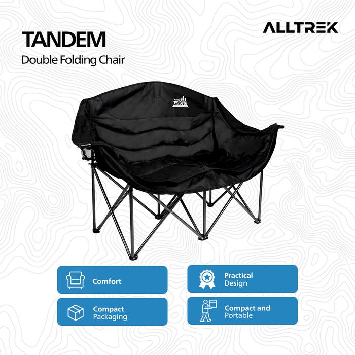 Gambar ALLTREK Double Chair Tandem Kursi Lipat Camping dari ALLTREK OUTDOOR GEAR Kota Administrasi Jakarta Barat Tokopedia