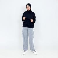 Gambar Setelan Celana Kulot Olahraga Jogging Senam Zumba Gym Wanita Fit M -XXL Soft Babyterry Lezahrasignature Set Sporty Tanaya - Abumuda x hitam, L dari LEZAHRASIGNATURE Kota Bandung 4 Tokopedia