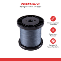 Gambar TaffSPORT Senar Tali Pancing 4 Braided Fishing Line Strong PE 300M - DM3 - 1.0# dari Taffware Official Store Kota Administrasi Jakarta Barat 1 Tokopedia