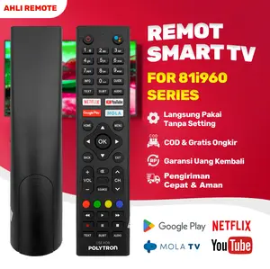 Remote TV Polytron Android TV 81i960 / Remot Smart TV Polytron 81J112 LCD LED