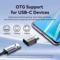 Gambar Vention Adapter USB A to LAN RJ45 Gigabit Ethernet 1000Mbps - CEZ dari Vention By Andalan Kota Administrasi Jakarta Utara 2 Tokopedia