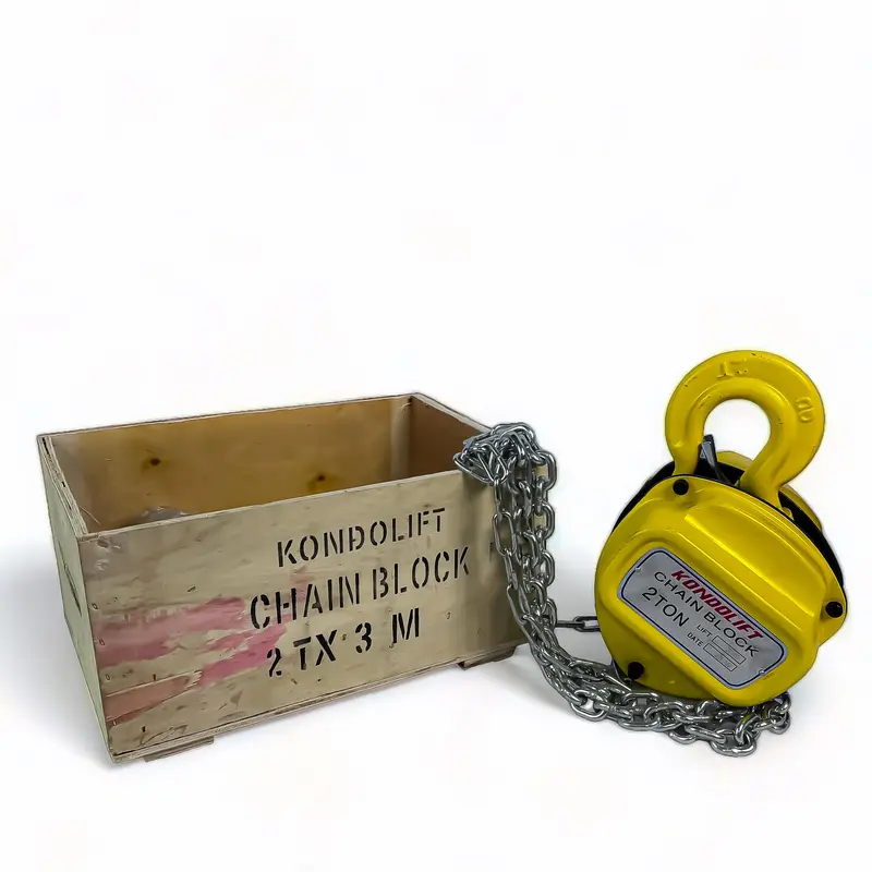 KONDO LIFT CHAIN BLOCK 2TON 3METER KATROL KEREKAN DEREK TAKEL GARANSI RESMI 3