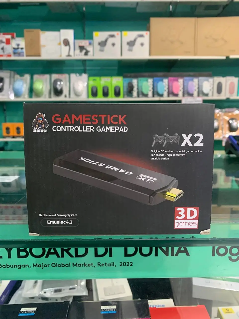 Game Stick 4K X2 Mini Console TV Wireless Controller 2.4G 64GB