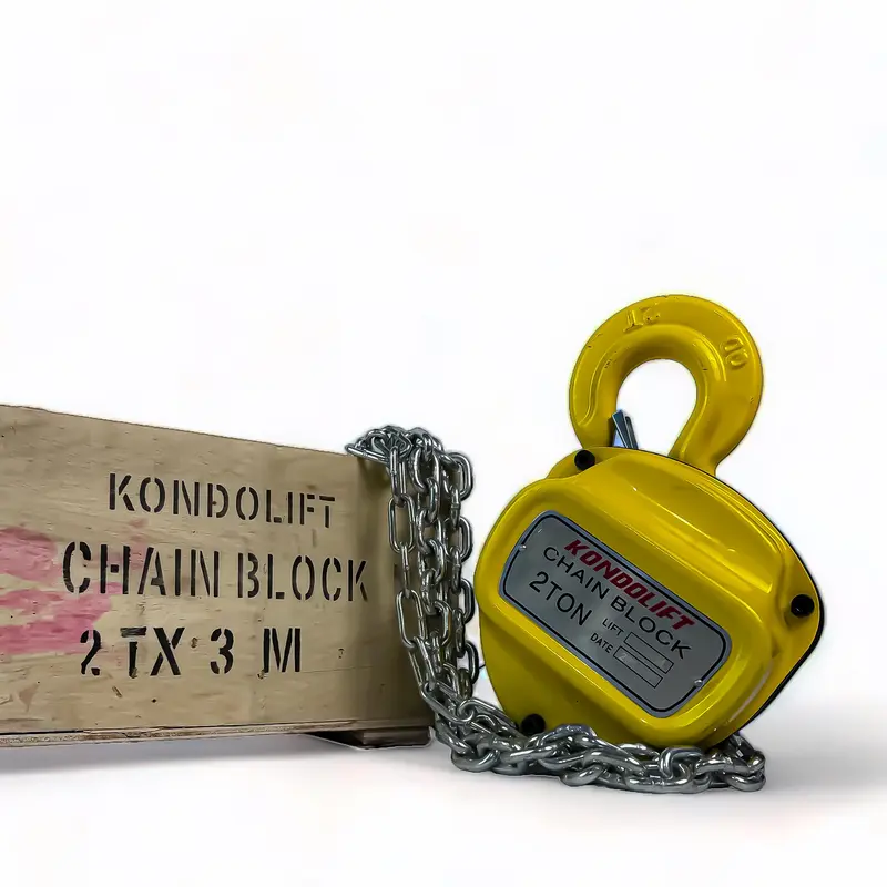 KONDO LIFT CHAIN BLOCK 2TON 3METER KATROL KEREKAN DEREK TAKEL GARANSI RESMI 4