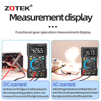 Gambar Zotek ZT-M1 Auto/Manual Digital Multimeter EBTN Triple Display Battery dari House Sparepart Kab. Tangerang 5 Tokopedia