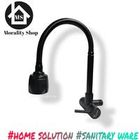 Gambar Kran Angsa Flexible SUS 304 Hitam - Keran air Sink Tembok Dapur 28FBL dari Morality Home Solution Kota Administrasi Jakarta Barat 1 Tokopedia