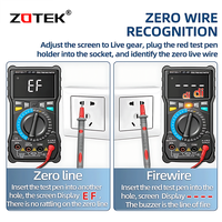 Gambar Zotek ZT-M1 Auto/Manual Digital Multimeter EBTN Triple Display Battery dari House Sparepart Kab. Tangerang 4 Tokopedia