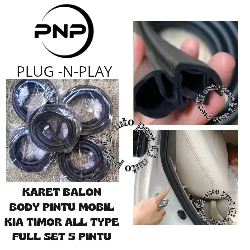 KARET BALON PEREDAM BODY PINTU MOBIL KIA TIMOR ALL TYPE FULSET 5 PINTU