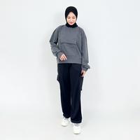 Gambar Setelan Celana Kulot Olahraga Jogging Senam Zumba Gym Wanita Fit M -XXL Soft Babyterry Lezahrasignature Set Sporty Tanaya - Abumuda x hitam, L dari LEZAHRASIGNATURE Kota Bandung 5 Tokopedia