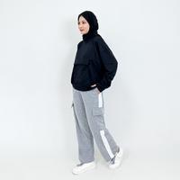 Gambar Setelan Celana Kulot Olahraga Jogging Senam Zumba Gym Wanita Fit M -XXL Soft Babyterry Lezahrasignature Set Sporty Tanaya - Abumuda x hitam, L dari LEZAHRASIGNATURE Kota Bandung 3 Tokopedia